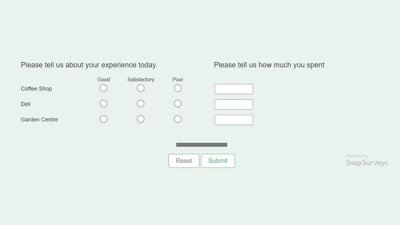 compound grids in a survey