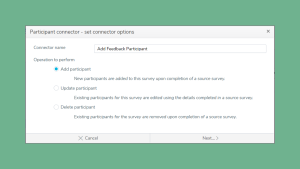 Use Connectors to feed previous survey responses into a new survey thumbnail