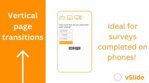 Enhance user experience by providing a sense of flow during surveys with page transitions thumbnail